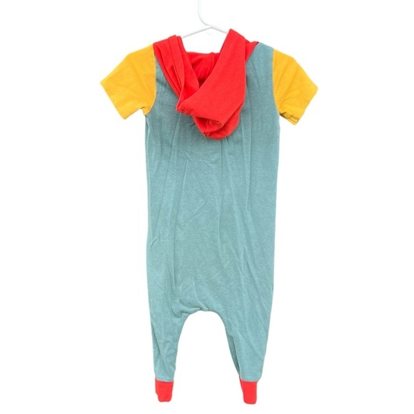 Rags to Raches Trinny Monster Holiday Lights Short Sleeve Hooded Romper 18-24 Mo - Picture 2 of 5